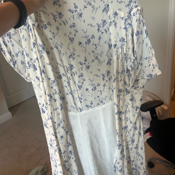 Reformation Lucky Wrap Dress Large - Picture 6 of 10